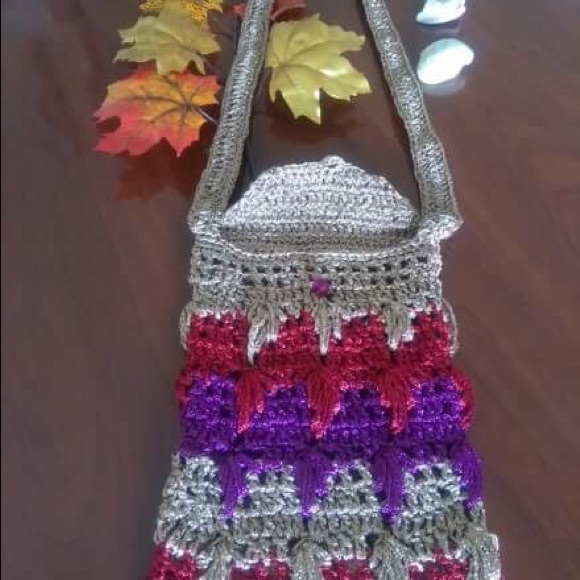 🦋💝 Crochet  satchel - Picture 2 of 2